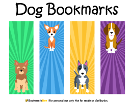 Dog Bookmarks