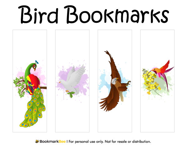 Bird Bookmarks