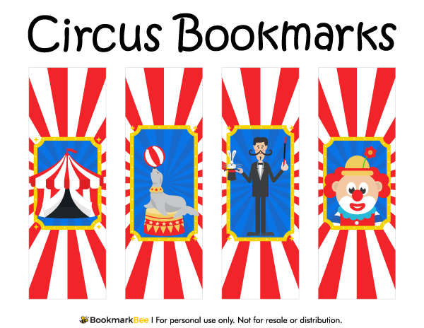 Circus Bookmarks