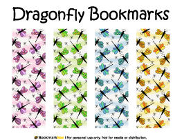 Dragonfly Bookmarks