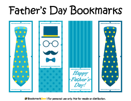 Father's Day Bookmarks