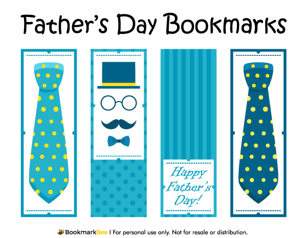 Printable Father s Day Bookmarks