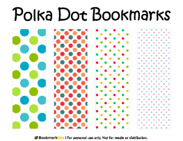 Polka Dot Bookmarks