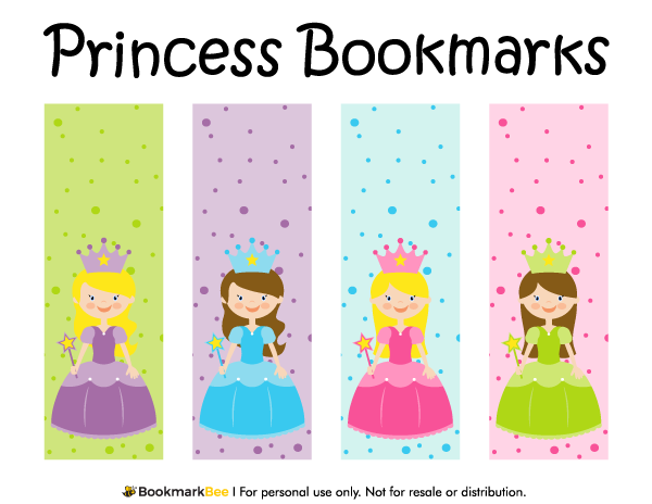 Princess Bookmarks