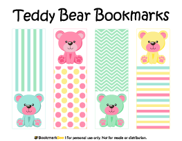 Teddy Bear Bookmarks