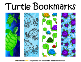 Turtle Bookmarks